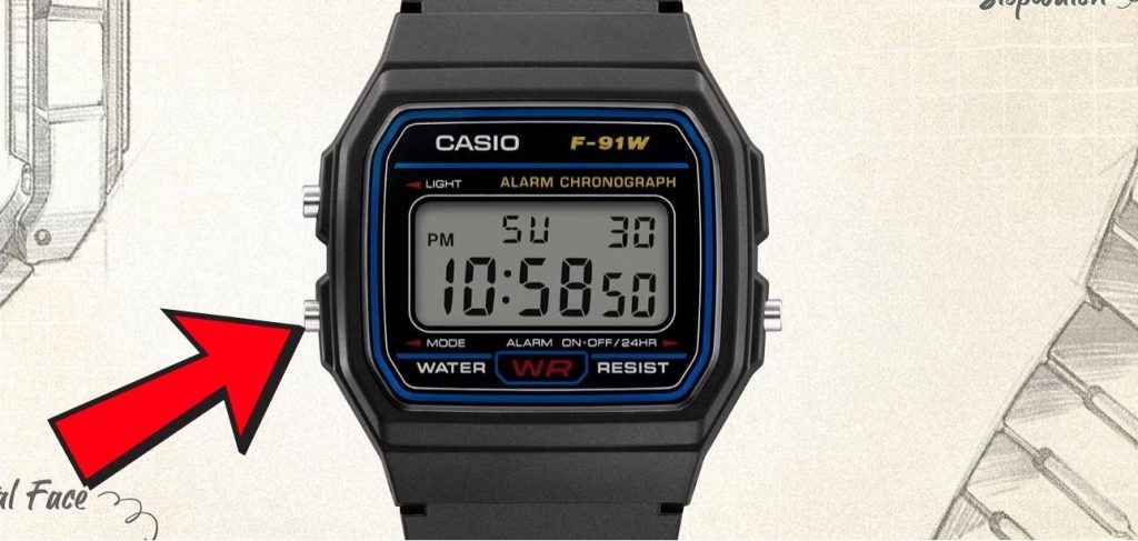 ステップ1：時刻設定モードに入る