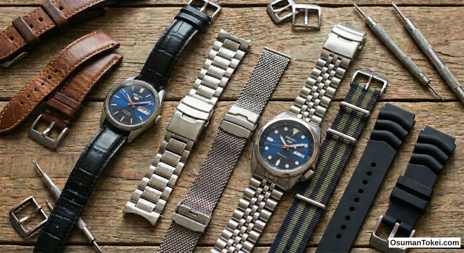 腕時計のベルト交換完全ガイド：ナイロンや革で印象激変！